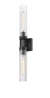 Two Light Wall Sconce by Z-Lite - Beau Collection, Matte Black Finish - 740-2W-MB