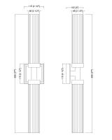 Two Light Wall Sconce by Z-Lite - Beau Collection, Rubbed Brass Finish - 740-2W-RB