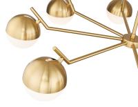 Eight Light Chandelier by Z-Lite - Realm Sphere Collection, Modern Gold Finish - 7517-8MGLD