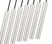 LED Linear Chandelier by Z-Lite - Forest Collection, Brushed Nickel Finish - 919MP12-7L-BN-LED