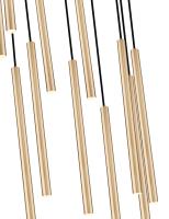 LED Chandelier by Z-Lite - Forest Collection, Modern Gold Finish - 919MP24-11R-MGLD-LED