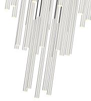 LED Chandelier by Z-Lite - Forest Collection, Brushed Nickel Finish - 919MP24-27R-BN-LED