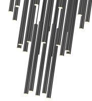 LED Chandelier by Z-Lite - Forest Collection, Matte Black Finish - 919MP24-27R-MB-LED