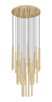 LED Chandelier by Z-Lite - Forest Collection, Modern Gold Finish - 919MP24-27R-MGLD-LED