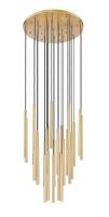 LED Chandelier by Z-Lite - Forest Collection, Modern Gold Finish - 919MP24-27R-MGLD-LED