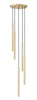 LED Chandelier by Z-Lite - Forest Collection, Modern Gold Finish - 919MP24-5R-MGLD-LED
