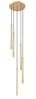 LED Chandelier by Z-Lite - Forest Collection, Modern Gold Finish - 919MP24-5R-MGLD-LED