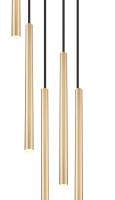 LED Chandelier by Z-Lite - Forest Collection, Modern Gold Finish - 919MP24-5R-MGLD-LED