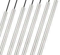 LED Linear Chandelier by Z-Lite - Forest Collection, Brushed Nickel Finish - 919MP24-7L-BN-LED