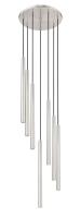 LED Chandelier by Z-Lite - Forest Collection, Brushed Nickel Finish - 919MP24-7R-BN-LED