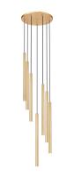 LED Chandelier by Z-Lite - Forest Collection, Modern Gold Finish - 919MP24-7R-MGLD-LED