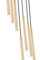 LED Chandelier by Z-Lite - Forest Collection, Modern Gold Finish - 919MP24-7R-MGLD-LED