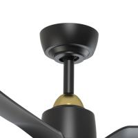42"Ceiling Fan by Kuzco Lighting - Hugo Collection, Brushed Gold/Matte Black Finish - CF92942-BG/MB
