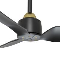 42"Ceiling Fan by Kuzco Lighting - Hugo Collection, Brushed Gold/Matte Black Finish - CF92942-BG/MB
