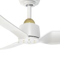 42"Ceiling Fan by Kuzco Lighting - Hugo Collection, Brushed Gold/Matte White Finish - CF92942-BG/WH