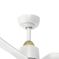42"Ceiling Fan by Kuzco Lighting - Hugo Collection, Brushed Gold/Matte White Finish - CF92942-BG/WH