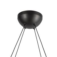 LED Chandelier by Kuzco Lighting - Taurus Collection, Urban Bronze/Clear Ribbed Glass Finish - CH13922-UBCR-UNV