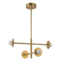 LED Chandelier by Kuzco Lighting - Elixir Collection, Brushed Gold Finish - CH15504-BG-UNV