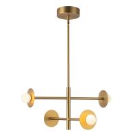 LED Chandelier by Kuzco Lighting - Elixir Collection, Brushed Gold Finish - CH15504-BG-UNV