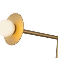 LED Chandelier by Kuzco Lighting - Elixir Collection, Brushed Gold Finish - CH15504-BG-UNV