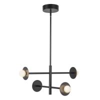LED Chandelier by Kuzco Lighting - Elixir Collection, Black Finish - CH15504-BK-UNV