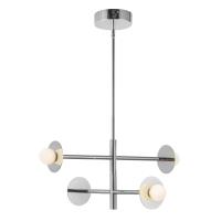 LED Chandelier by Kuzco Lighting - Elixir Collection, Chrome Finish - CH15504-CH-UNV