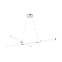 LED Chandelier by Kuzco Lighting - Akari Collection, Brushed Nickel Finish - CH18548-BN-UNV-010