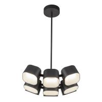 LED Chandelier by Kuzco Lighting - Arena Collection, Black Finish - CH73418-BK-UNV