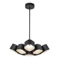 LED Chandelier by Kuzco Lighting - Arena Collection, Black Finish - CH73418-BK-UNV