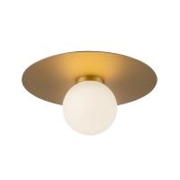 LED Flush Mount by Kuzco Lighting - Elixir Collection, Brushed Gold Finish - FM15510-BG-UNV