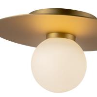 LED Flush Mount by Kuzco Lighting - Elixir Collection, Brushed Gold Finish - FM15510-BG-UNV