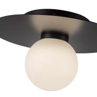 LED Flush Mount by Kuzco Lighting - Elixir Collection, Black Finish - FM15510-BK-UNV