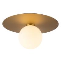 LED Flush Mount by Kuzco Lighting - Elixir Collection, Brushed Gold Finish - FM15514-BG-UNV