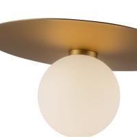 LED Flush Mount by Kuzco Lighting - Elixir Collection, Brushed Gold Finish - FM15514-BG-UNV