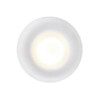 LED Flush Mount by Kuzco Lighting - Hayden Collection, Antique White Finish - FM68506-AW