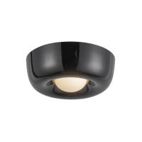 LED Flush Mount by Kuzco Lighting - Hayden Collection, Glossy Black Finish - FM68506-GBK