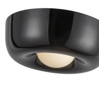 LED Flush Mount by Kuzco Lighting - Hayden Collection, Glossy Black Finish - FM68506-GBK