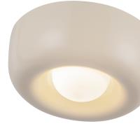 LED Flush Mount by Kuzco Lighting - Hayden Collection, Pearl White Finish - FM68506-PW