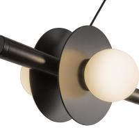 LED Linear Pendant by Kuzco Lighting - Elixir Collection, Black Finish - LP15548-BK-UNV
