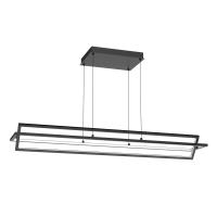 LED Linear Pendant by Kuzco Lighting - Mondrian Collection, Black Finish - LP16248-BK-UNV-010