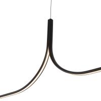 LED Linear Pendant by Kuzco Lighting - Thread Collection, Black Finish - LP17905-BK-UNV-010-RT