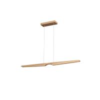 LED Linear Pendant by Kuzco Lighting - Dakota Collection, Beech Wood Finish - LP21647-BW-UNV