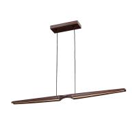 LED Linear Pendant by Kuzco Lighting - Dakota Collection, Walnut Finish - LP21647-WT-UNV