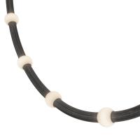 LED Pendant by Kuzco Lighting - Corda Collection, Black/Opal Glass Finish - PD39310-BK/OP-UNV-010