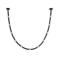 LED Pendant by Kuzco Lighting - Corda Collection, Black/Opal Glass Finish - PD39310-BK/OP-UNV-010-RT