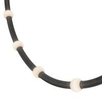 LED Pendant by Kuzco Lighting - Corda Collection, Black/Opal Glass Finish - PD39310-BK/OP-UNV-010-RT
