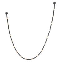 LED Pendant by Kuzco Lighting - Corda Collection, Black/Opal Glass Finish - PD39317-BK/OP-UNV-010-RT