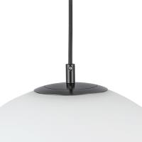 LED Pendant by Kuzco Lighting - Marco Collection, Black/Opal Glass Finish - PD43212-BK/OP-5CCT-UNV