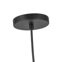 LED Pendant by Kuzco Lighting - Marco Collection, Black/Opal Glass Finish - PD43616-BK/OP-5CCT-UNV