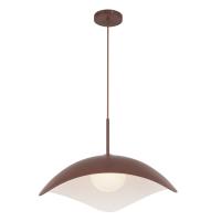 One Light Pendant by Kuzco Lighting - Kirby Collection, Burgundy Finish - PD55922-BGD